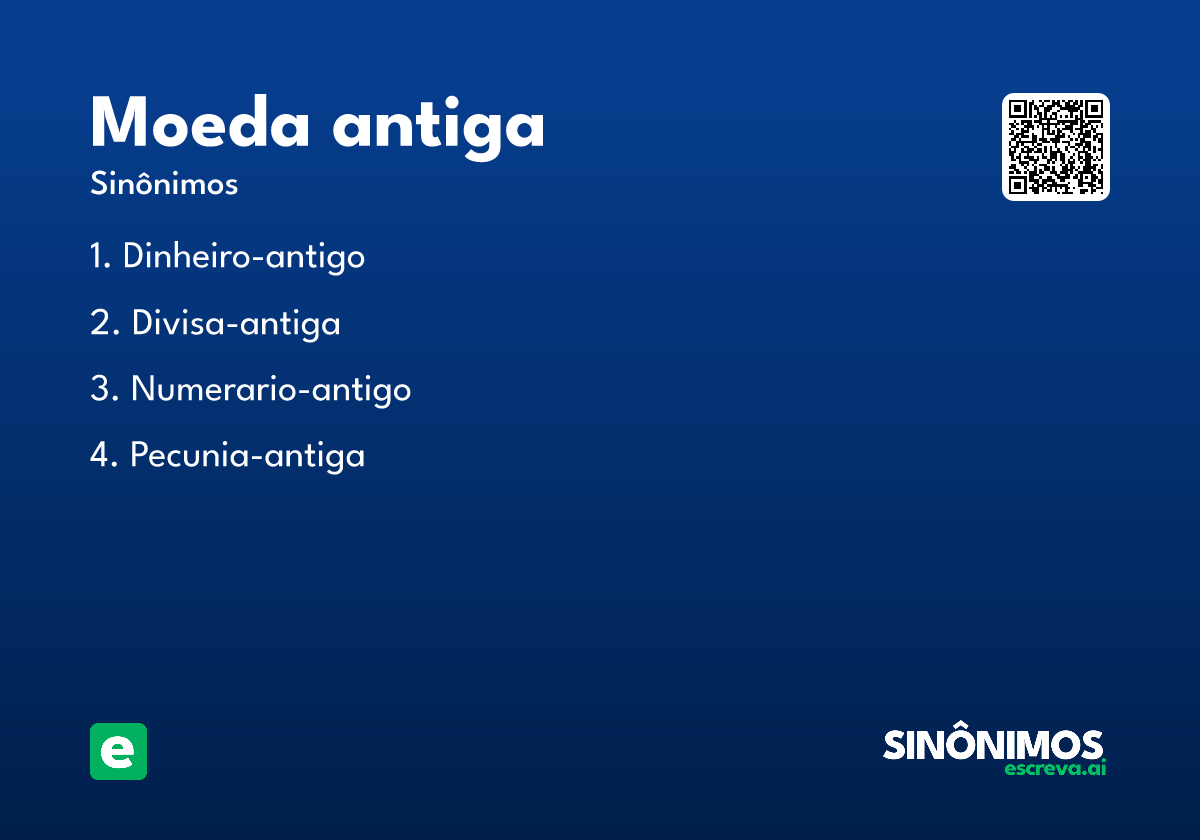 moeda antiga