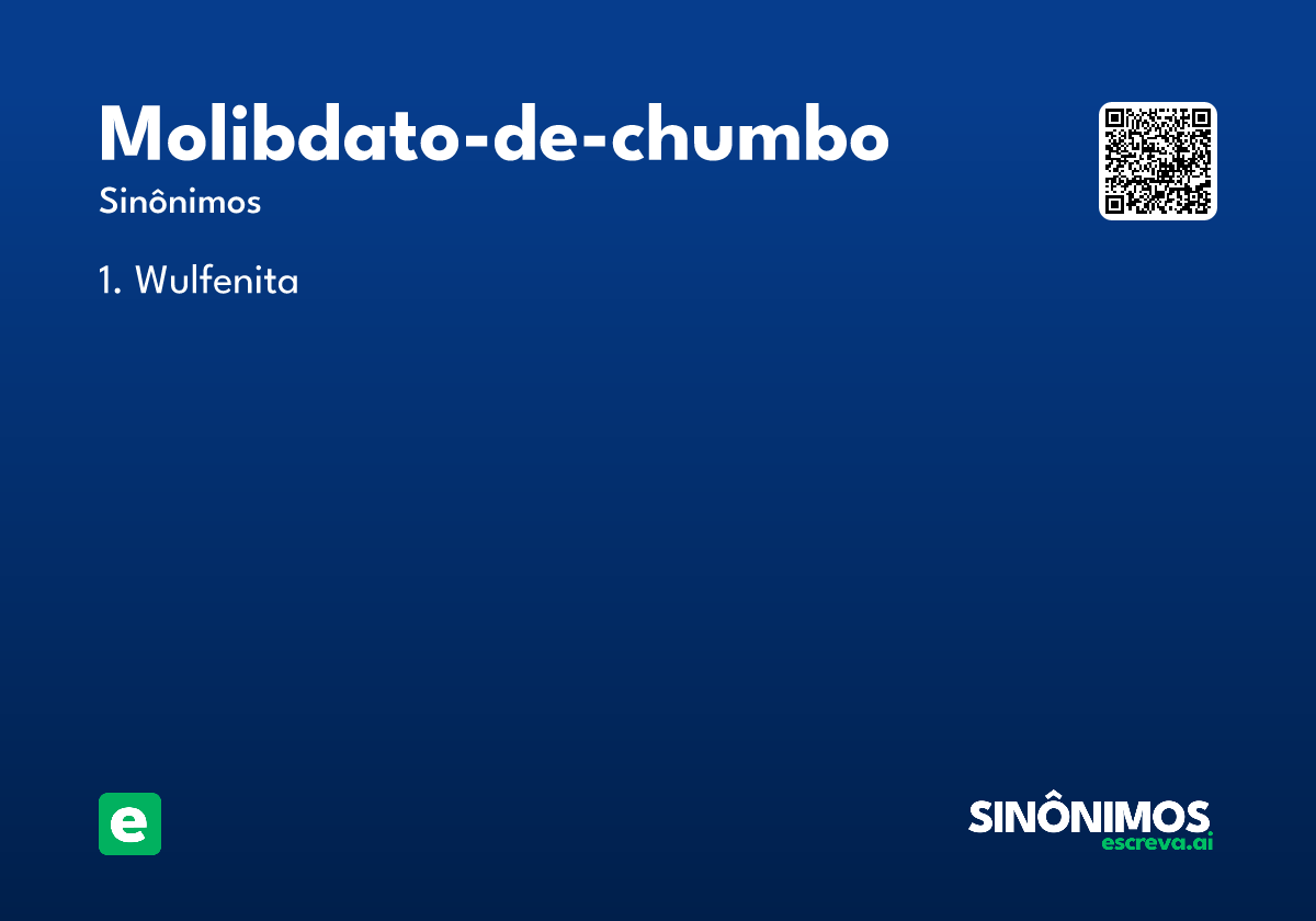 molibdato-de-chumbo