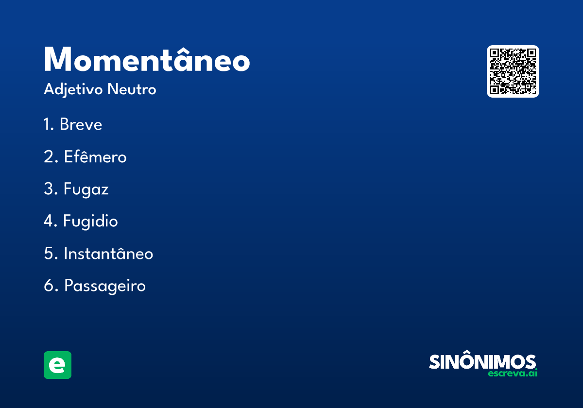 momentâneo