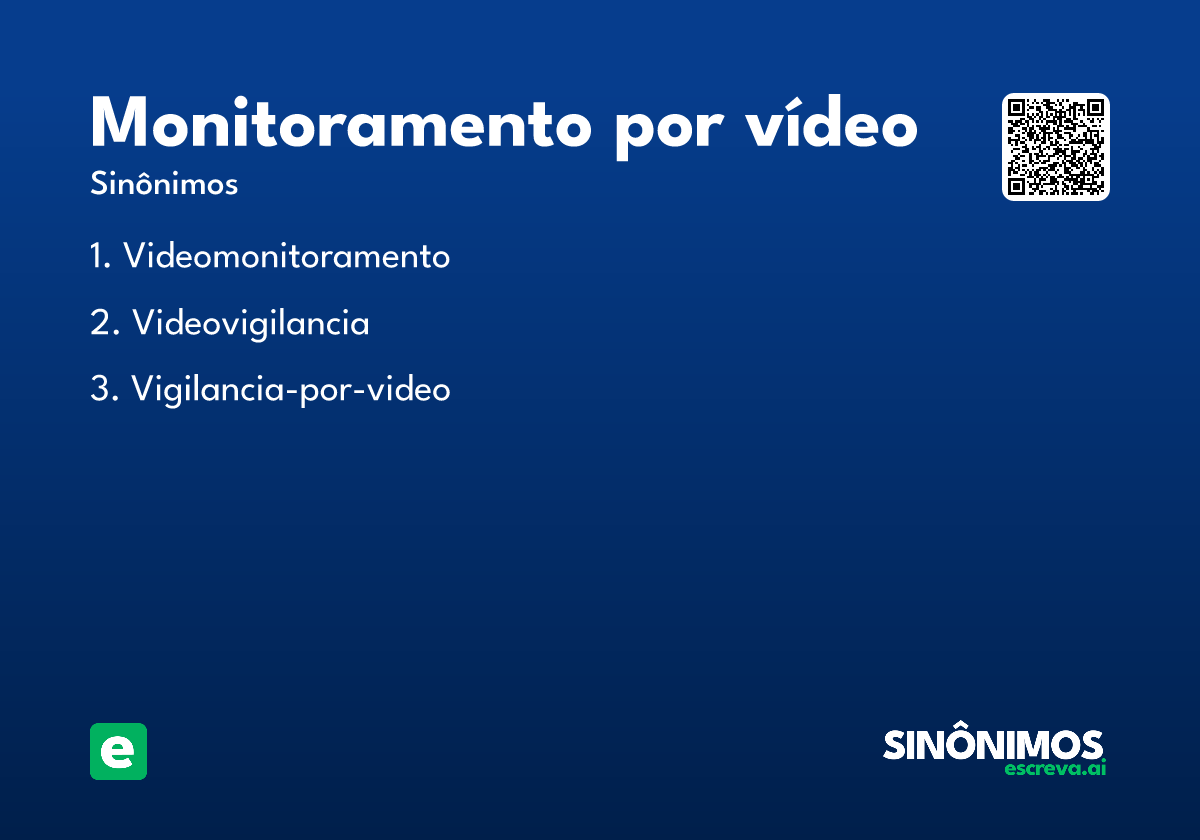 monitoramento por vídeo