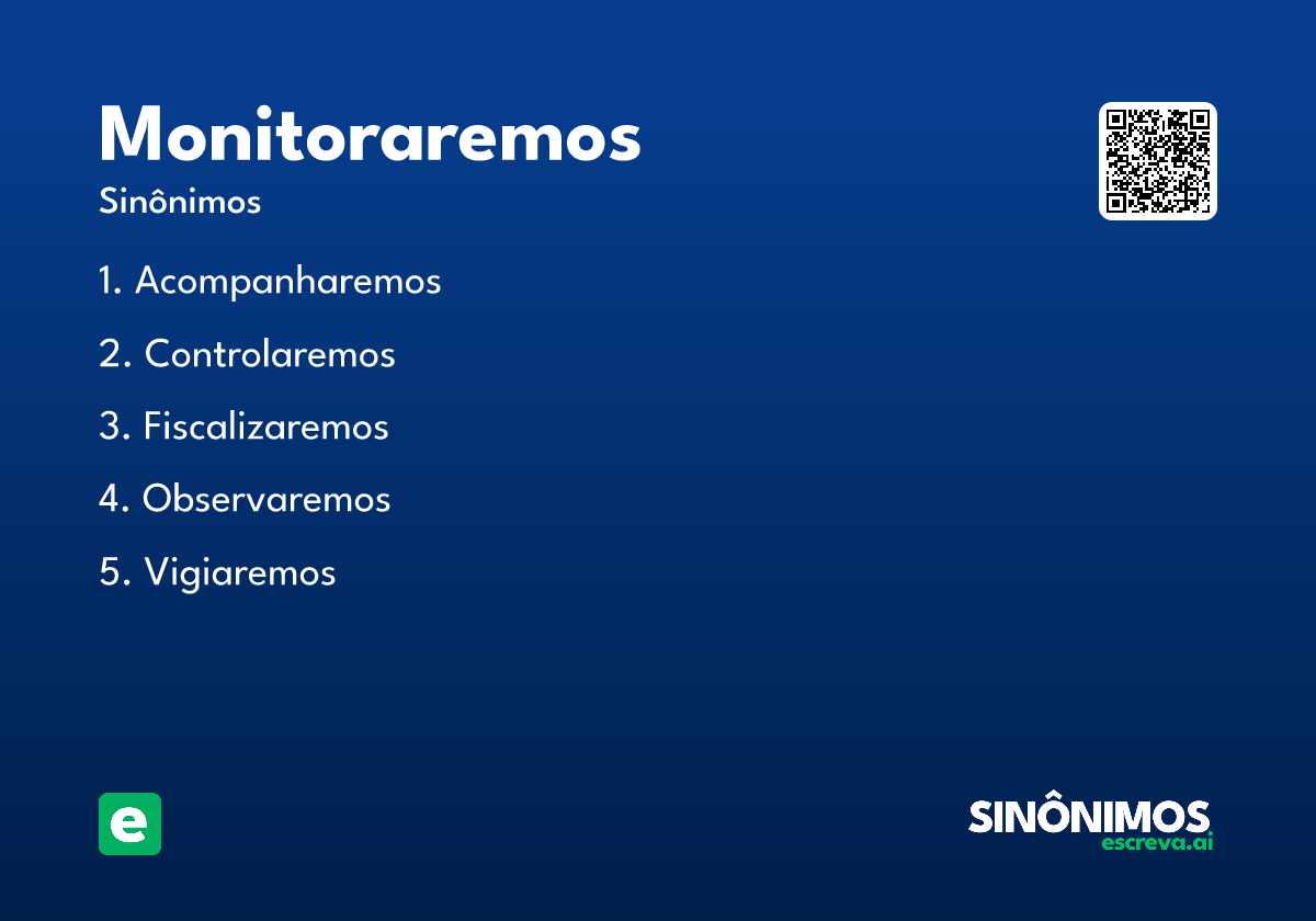 monitoraremos