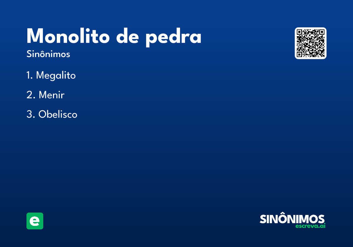 monolito de pedra