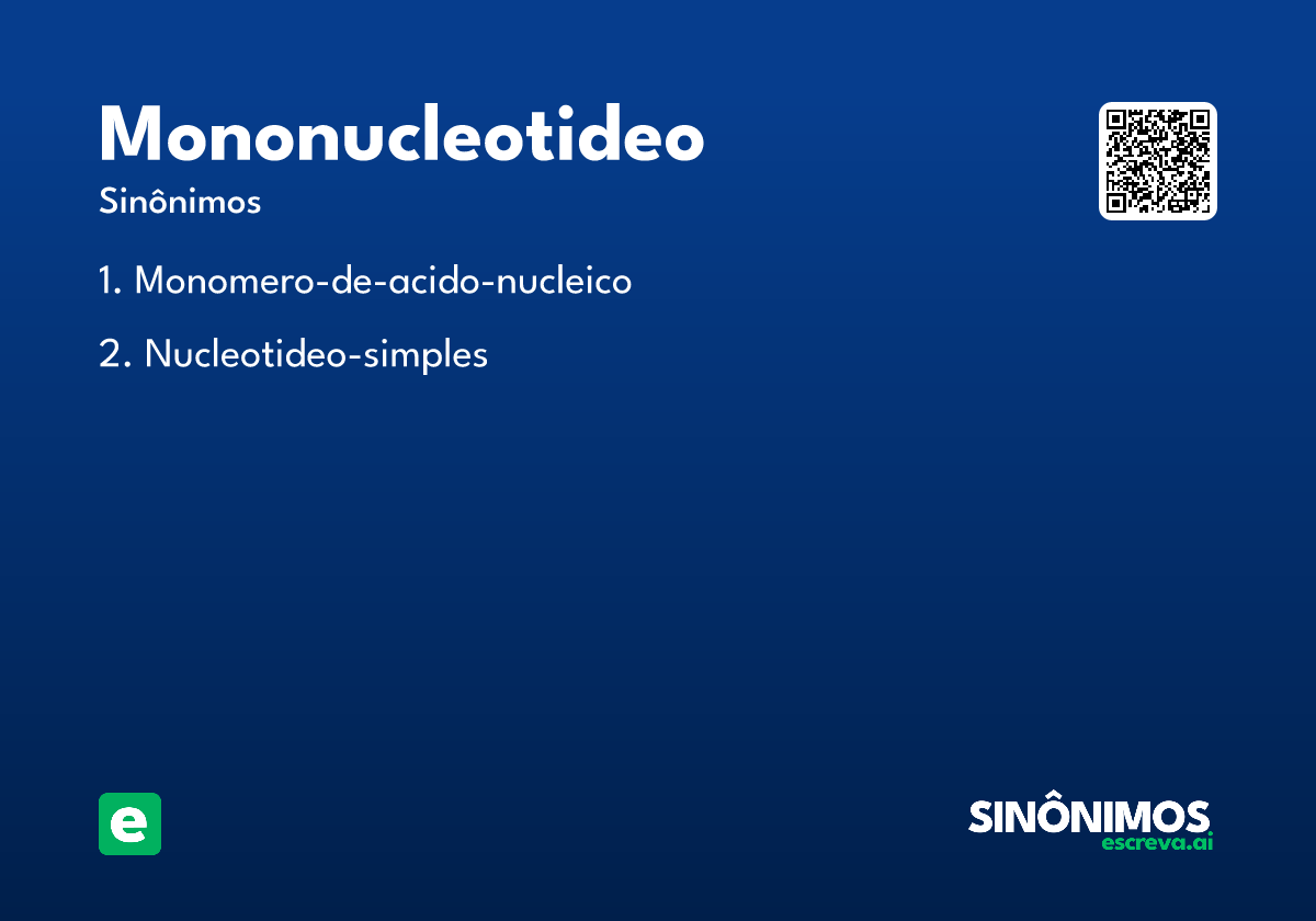 mononucleotideo