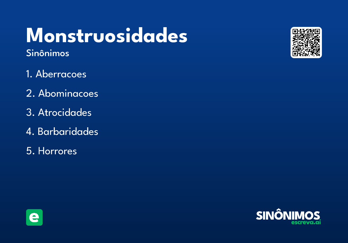 monstruosidades