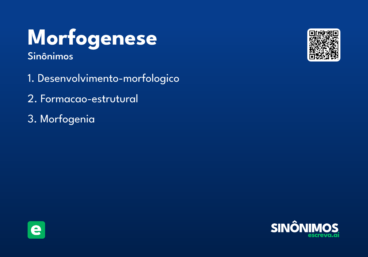 morfogenese
