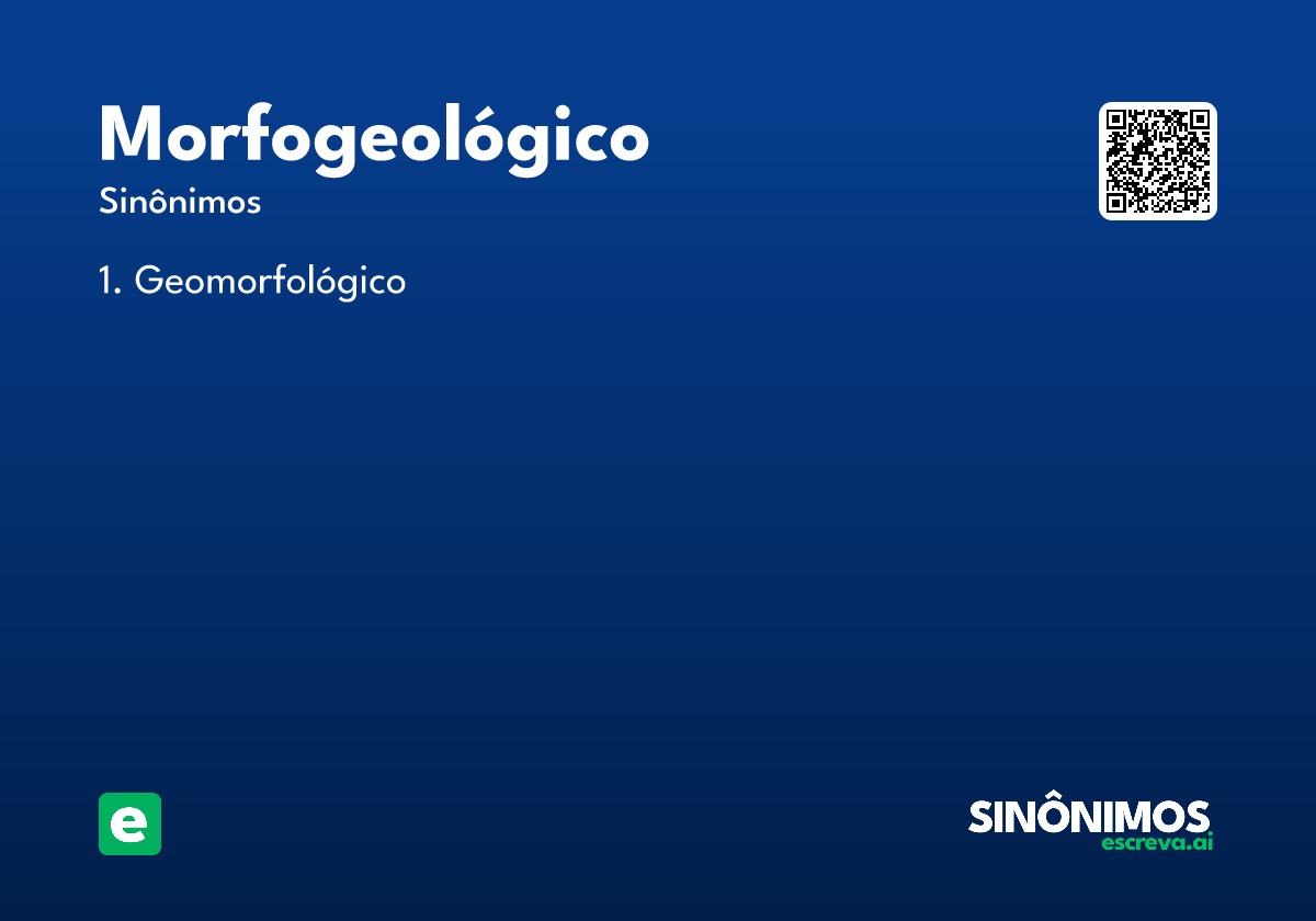 morfogeológico