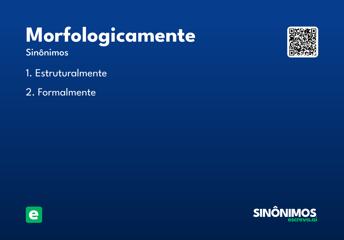 morfologicamente