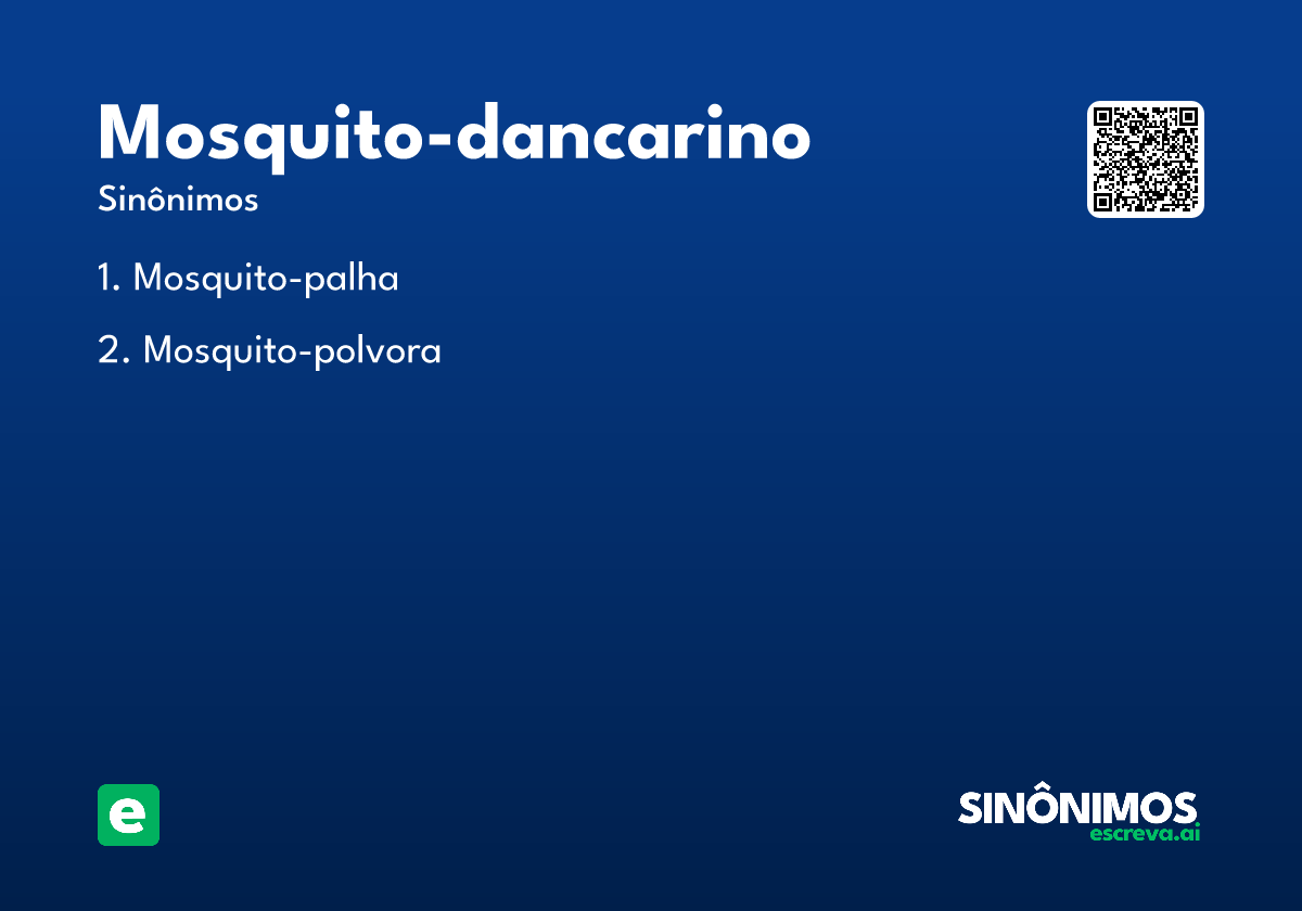 mosquito-dancarino