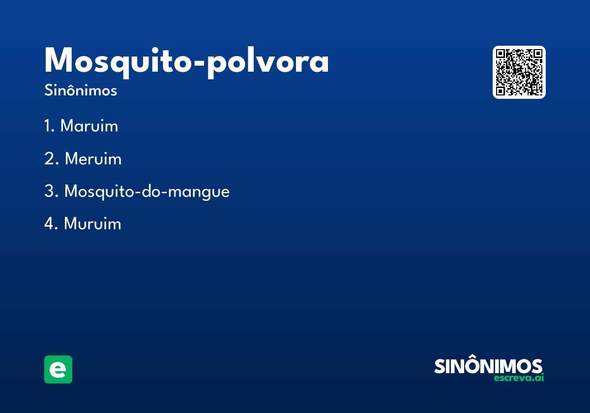 mosquito-polvora