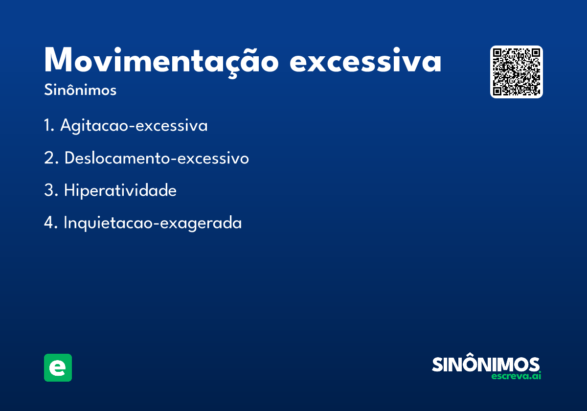 movimentação excessiva