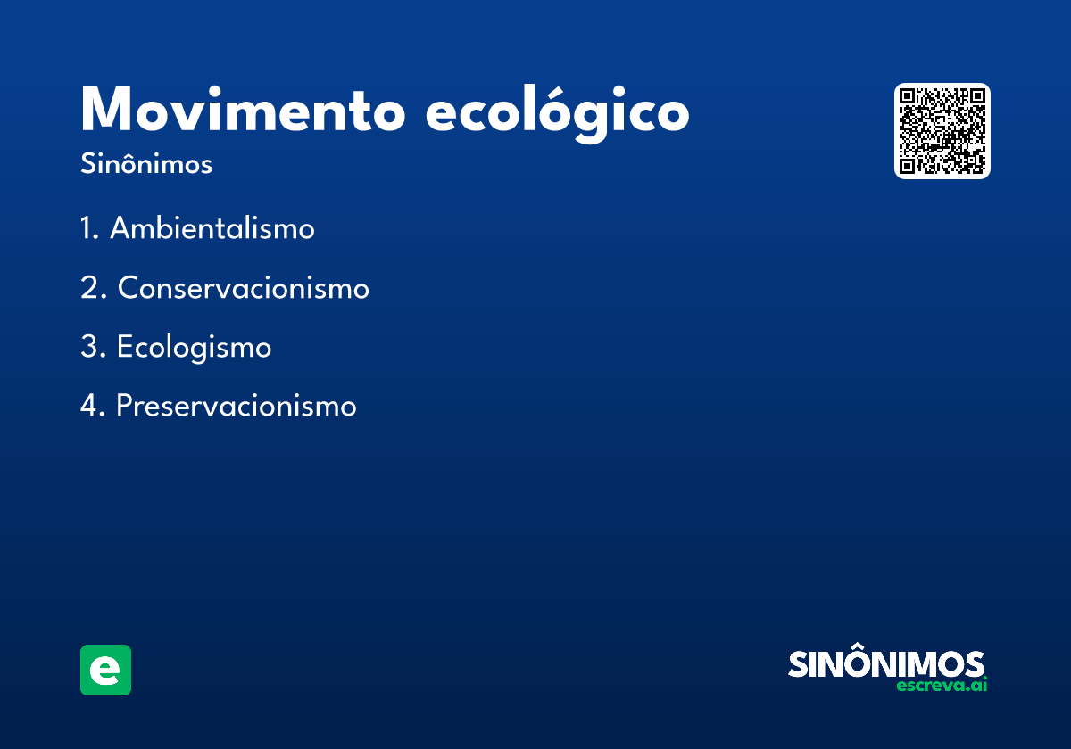 movimento ecológico