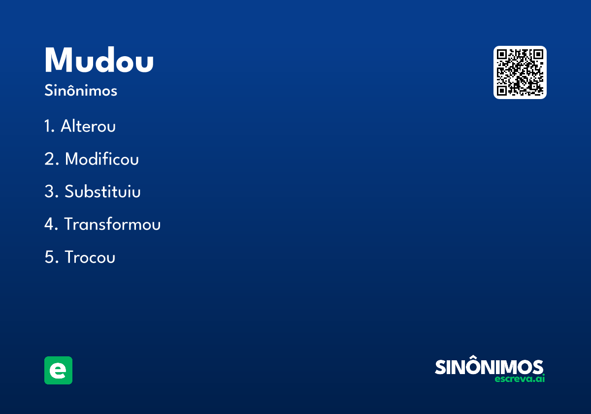 mudou