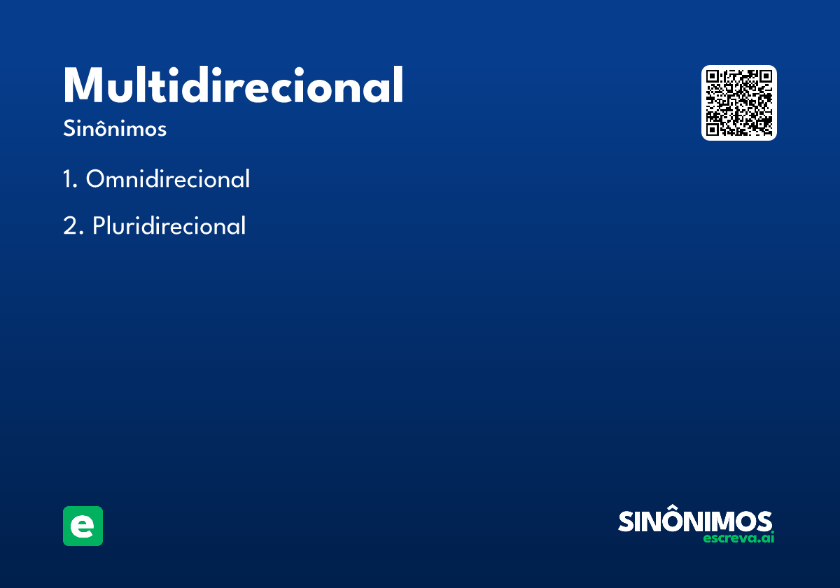 multidirecional