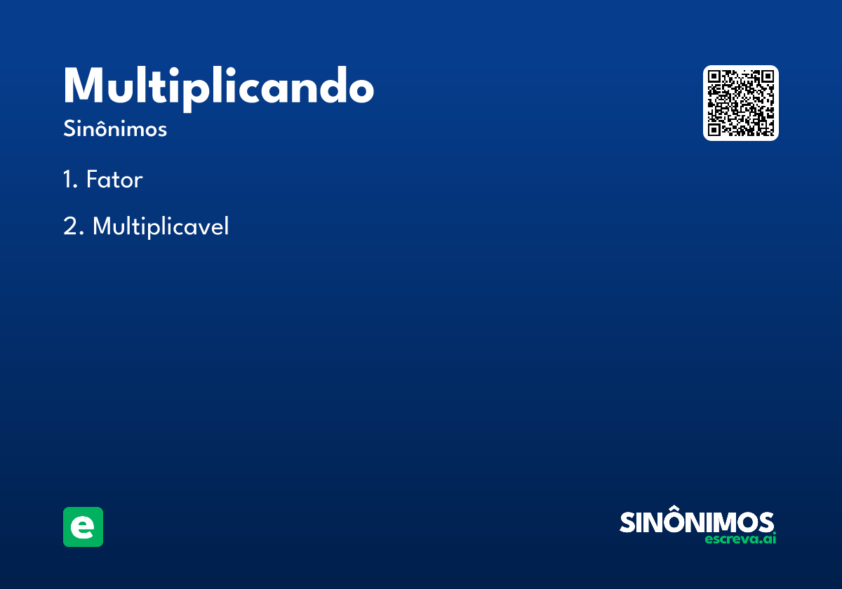 multiplicando