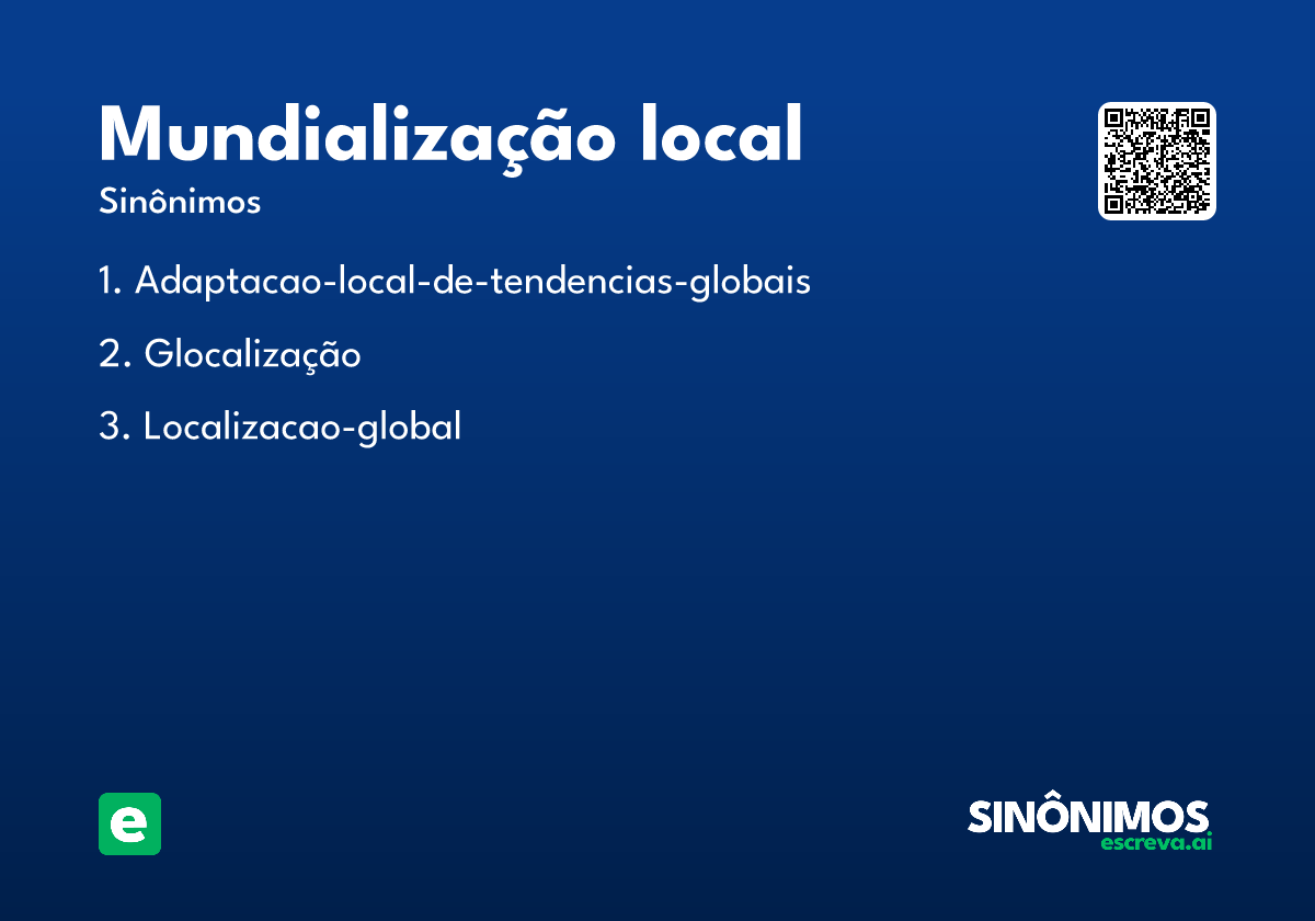 mundialização local