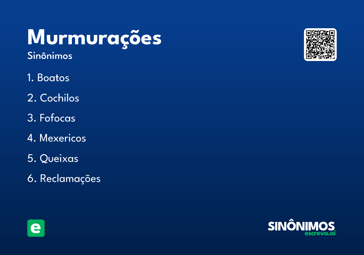 murmurações