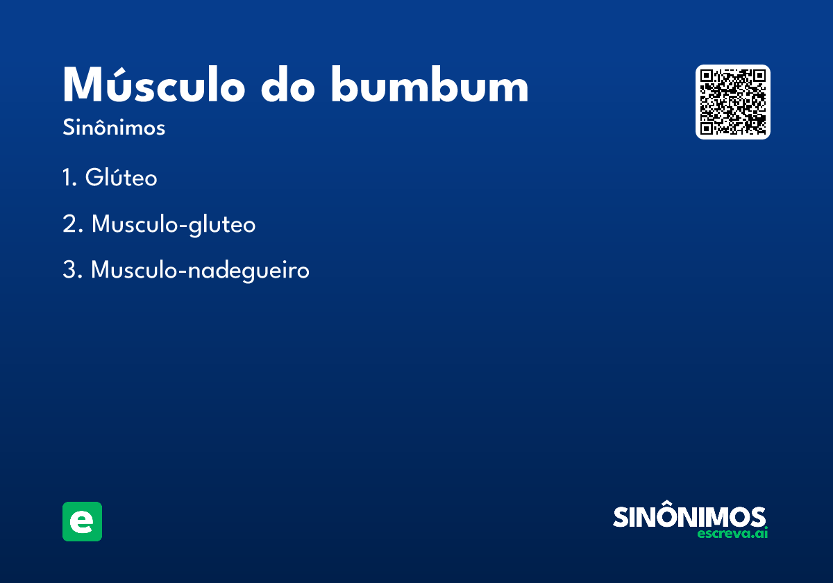 músculo do bumbum