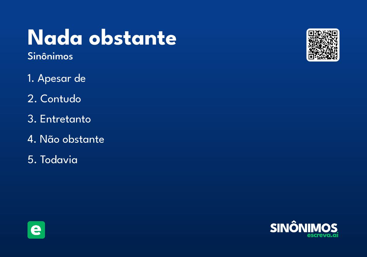 nada obstante