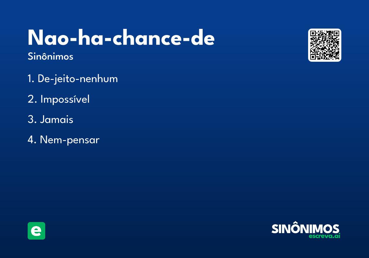 nao-ha-chance-de