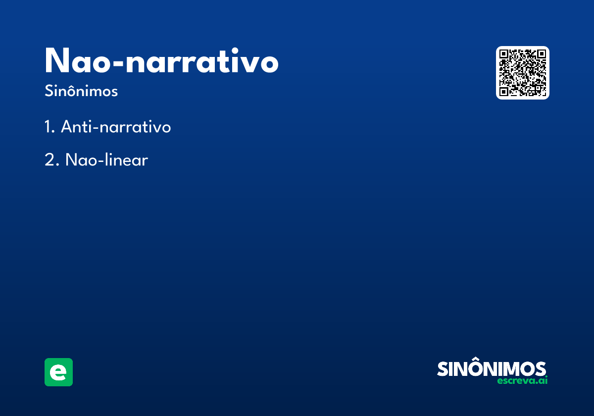 nao-narrativo