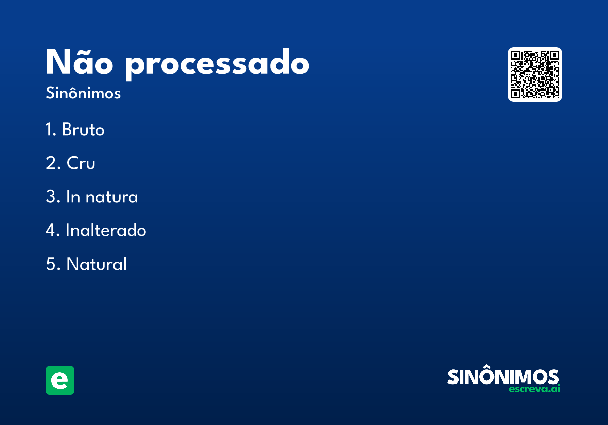 não processado