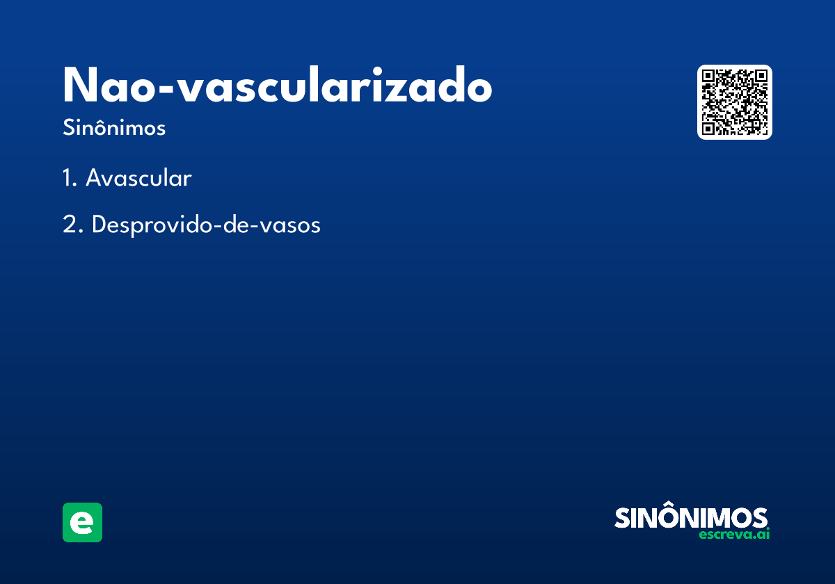 nao-vascularizado