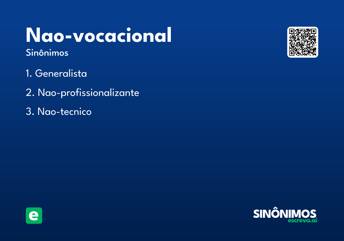 nao-vocacional