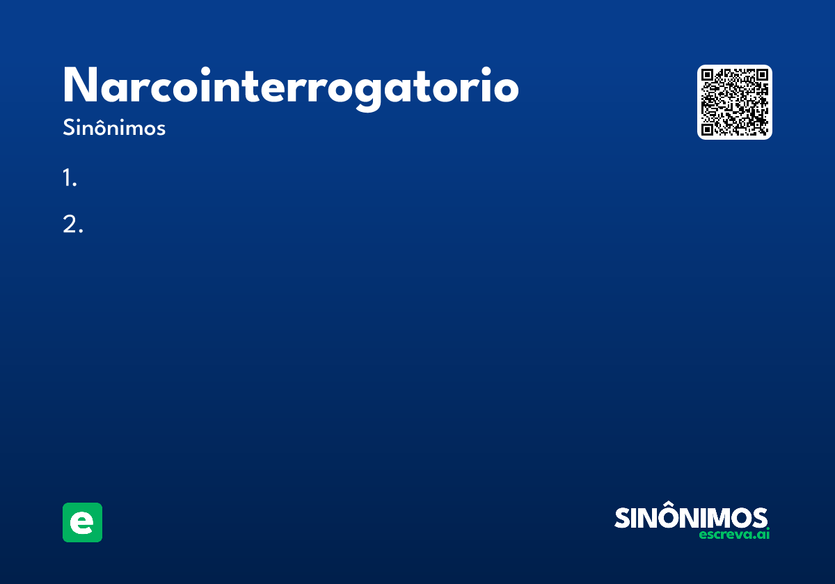 narcointerrogatorio