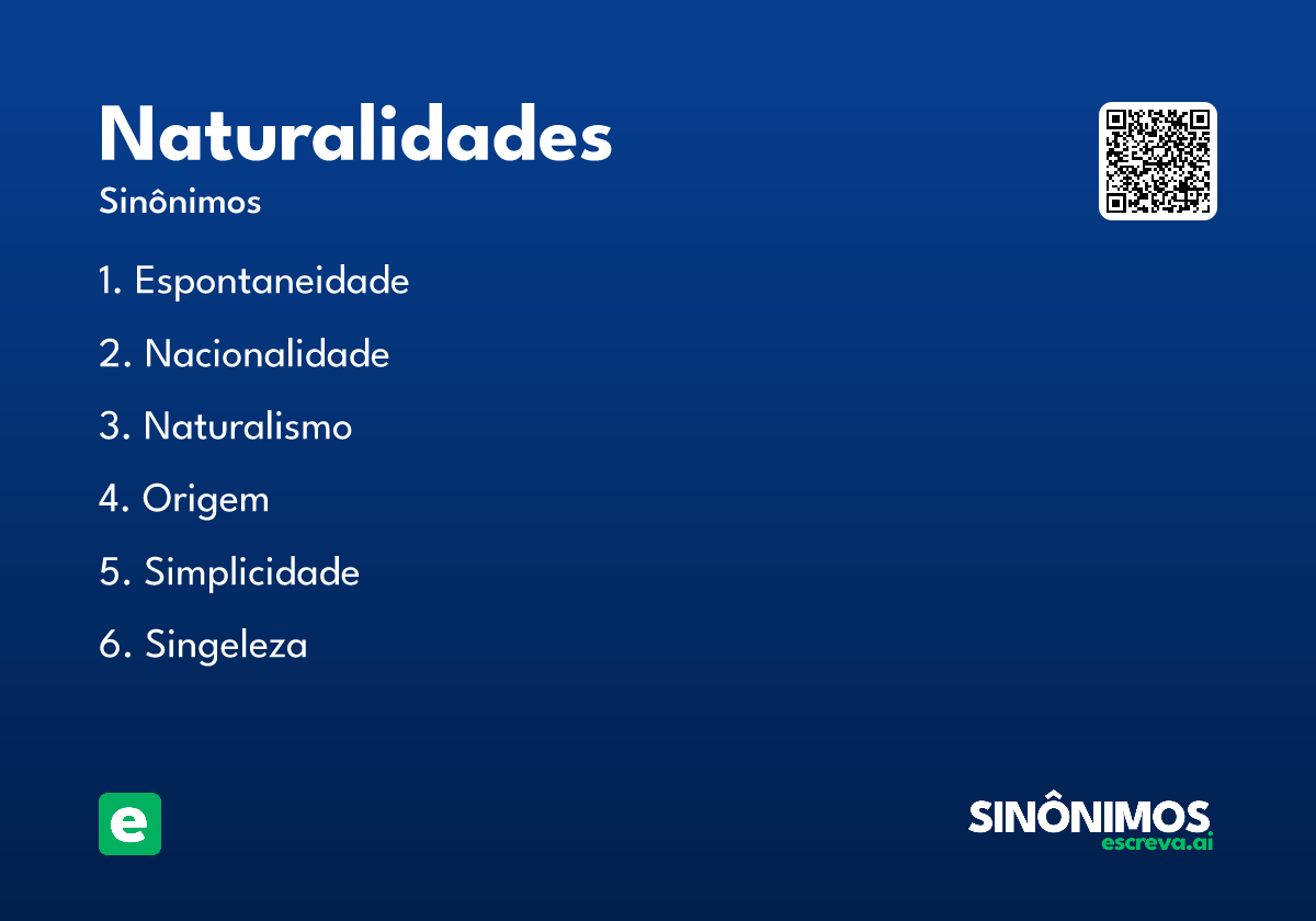 naturalidades