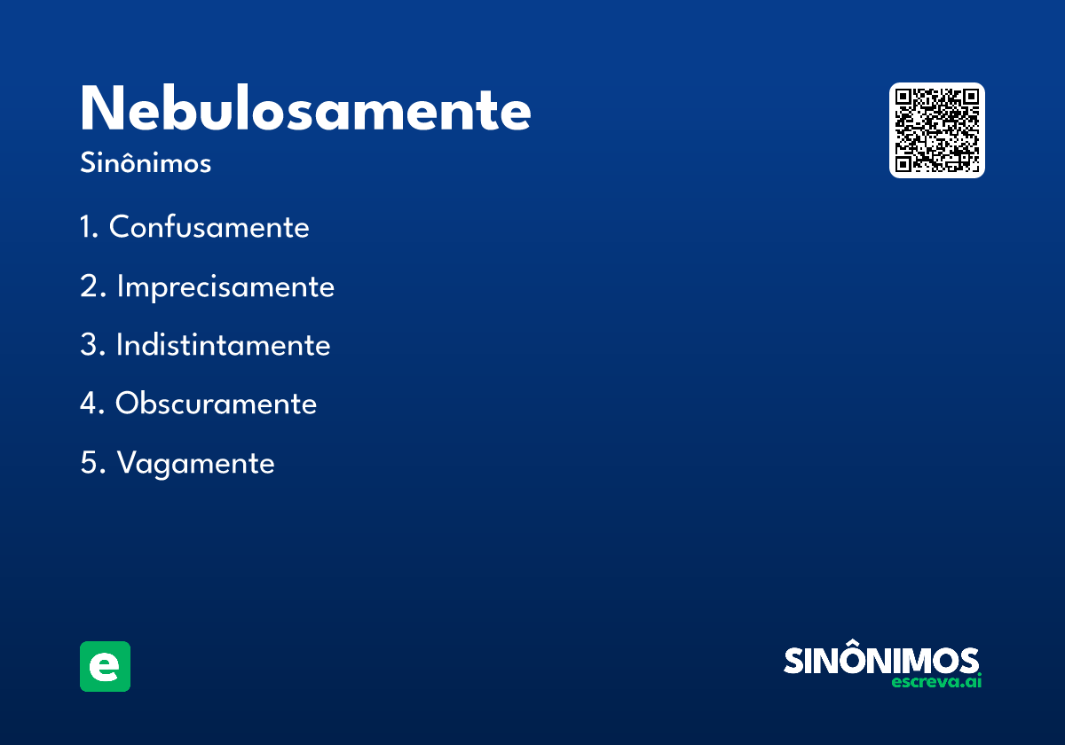 nebulosamente