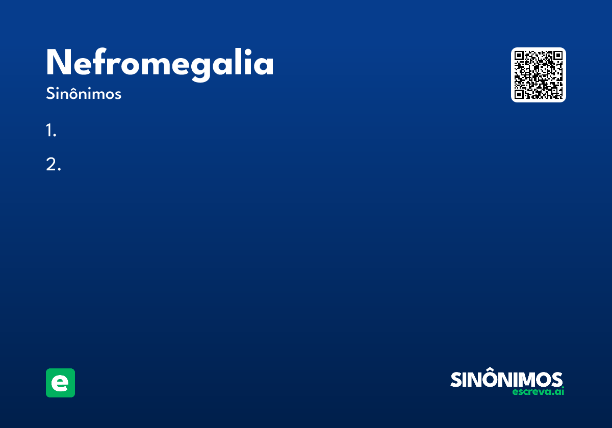 nefromegalia