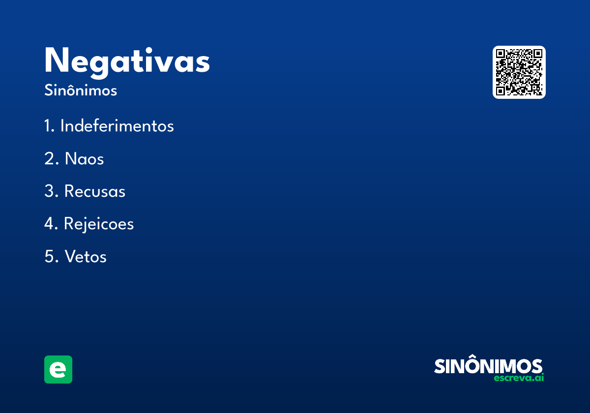 negativas