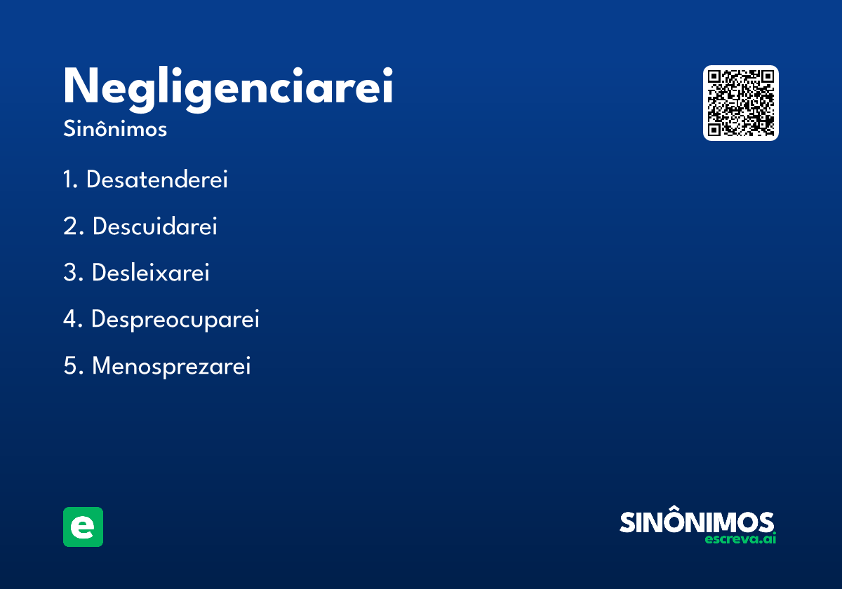 negligenciarei