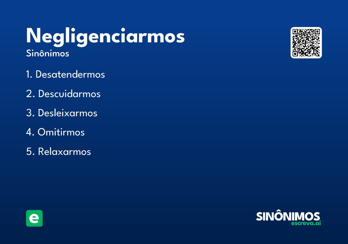 negligenciarmos