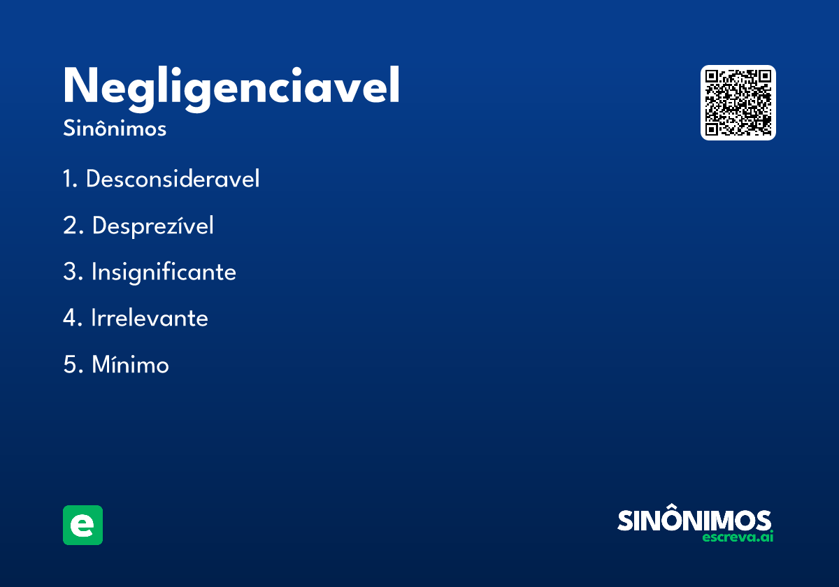 negligenciavel