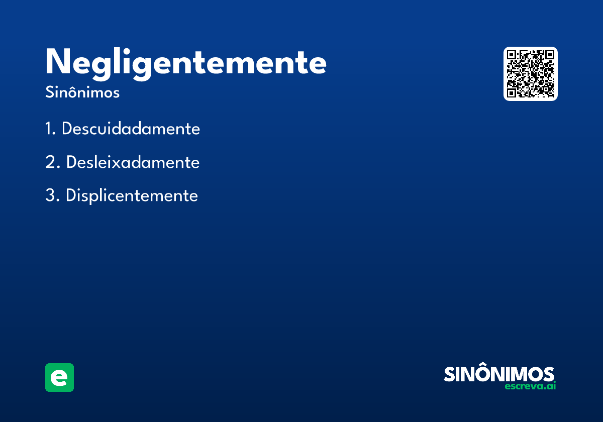negligentemente