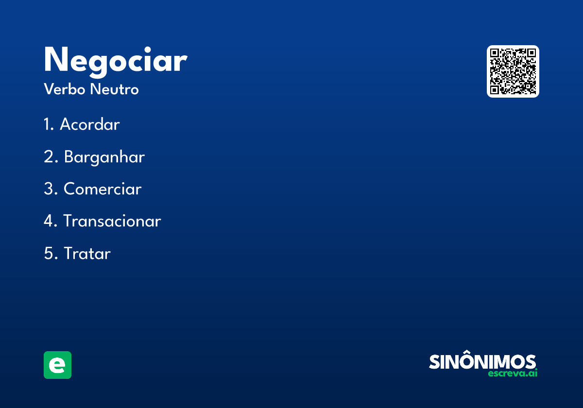 negociar