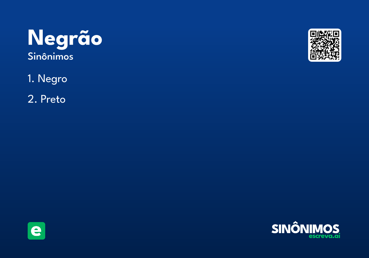 negrão