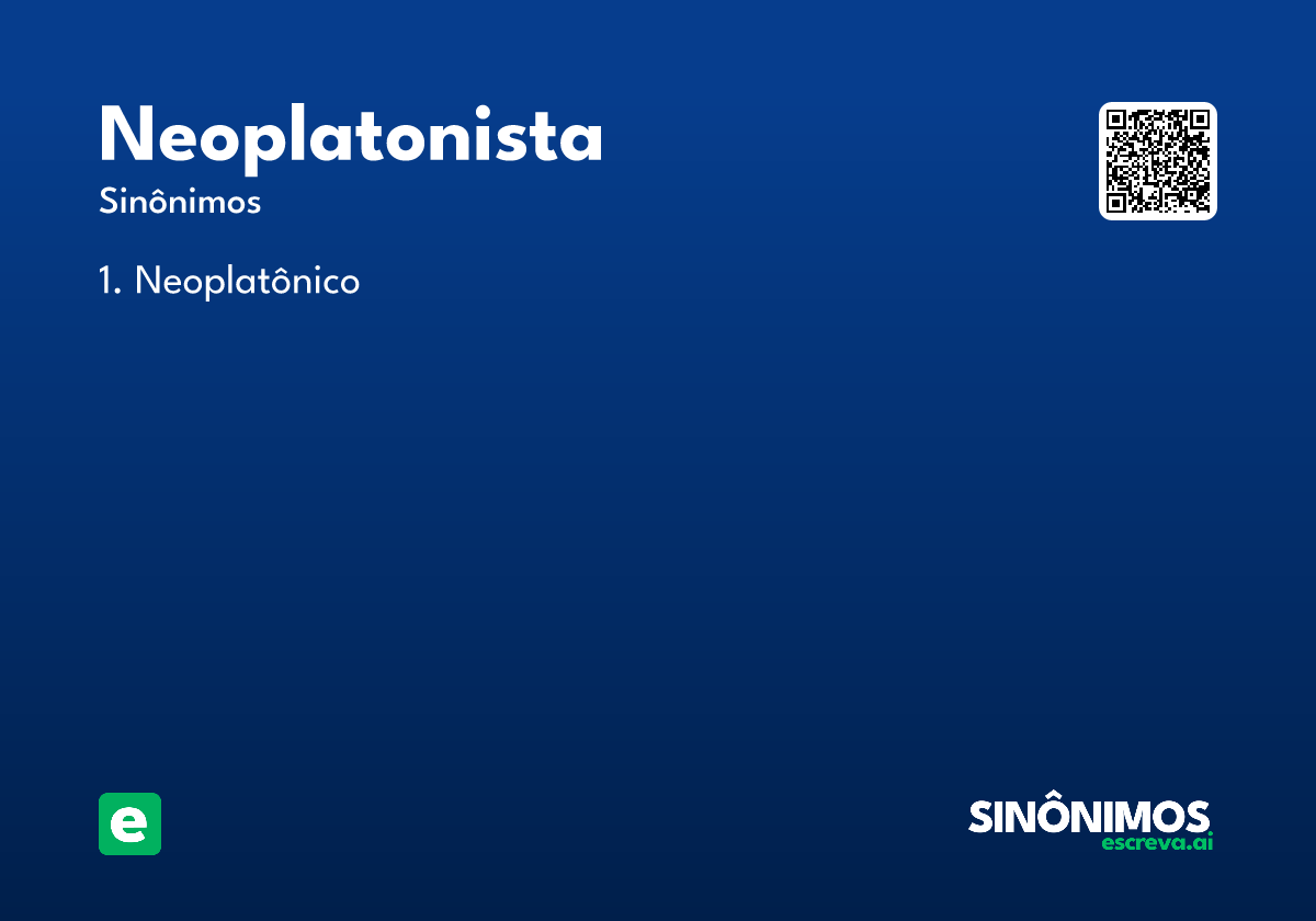 neoplatonista
