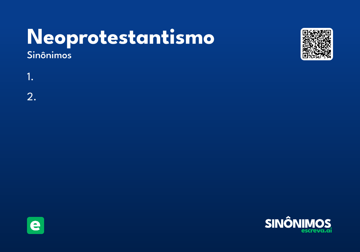 neoprotestantismo