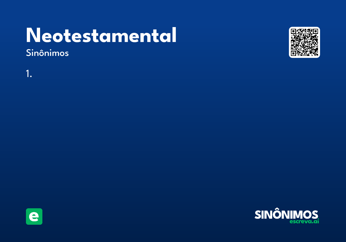 neotestamental
