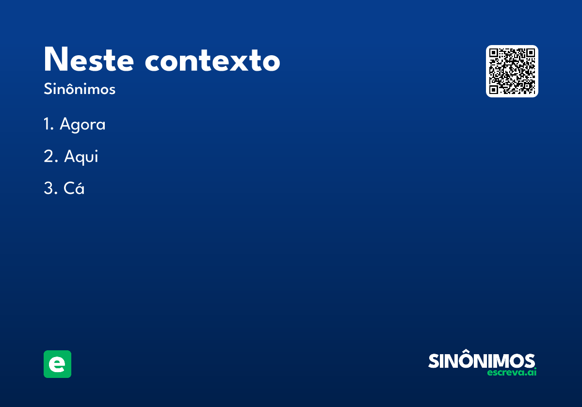 neste contexto