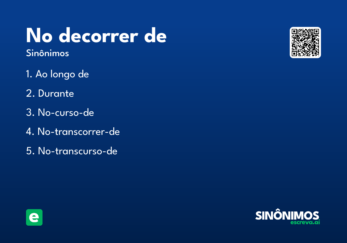 no decorrer de