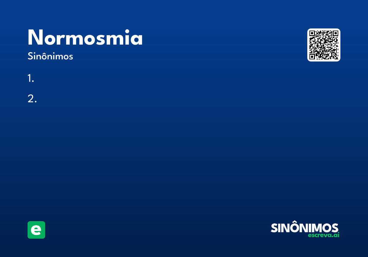 normosmia