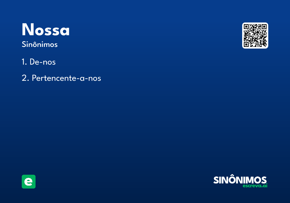 nossa