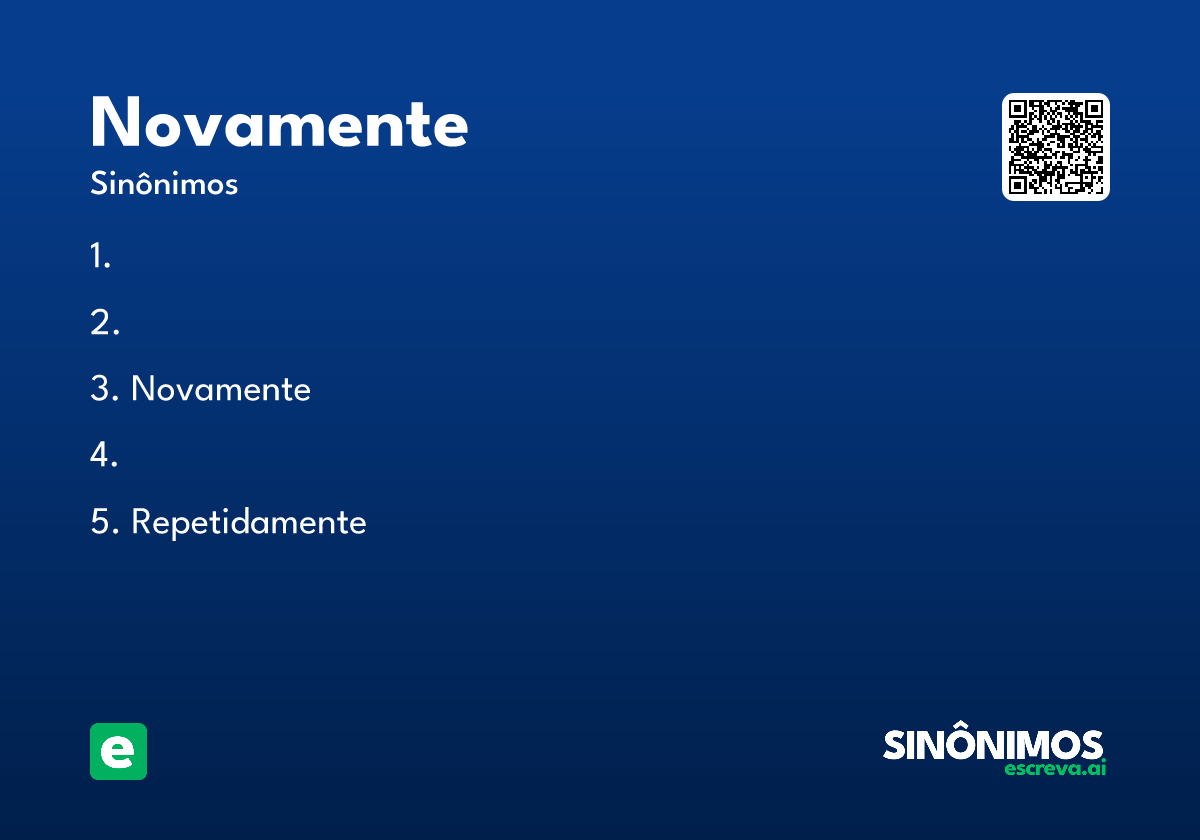 novamente