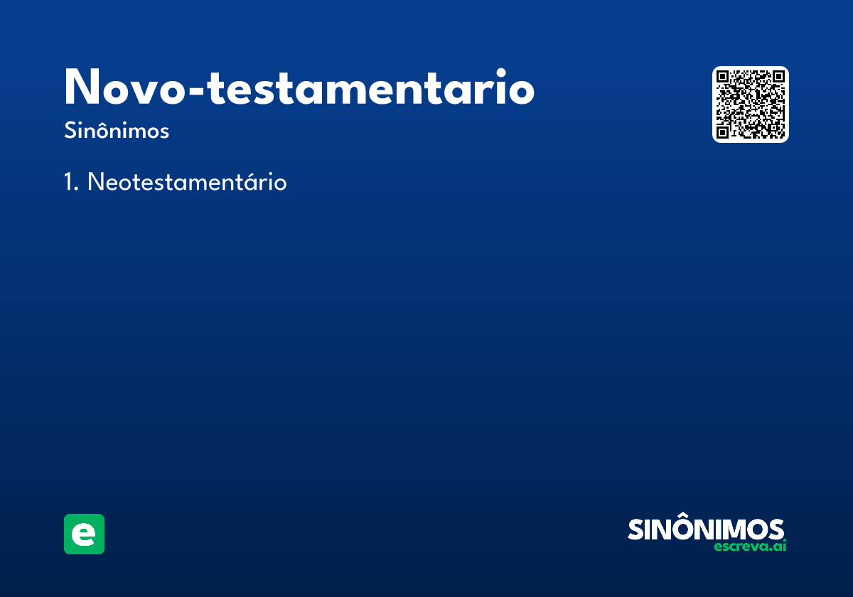 novo-testamentario