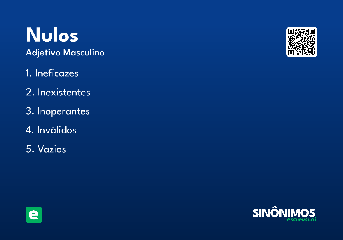 nulos