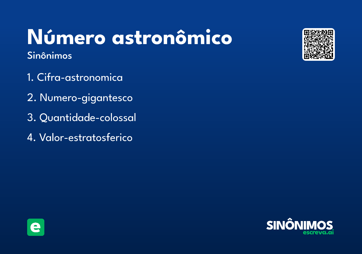 número astronômico