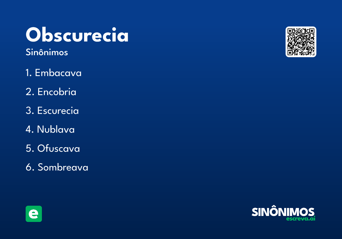 obscurecia
